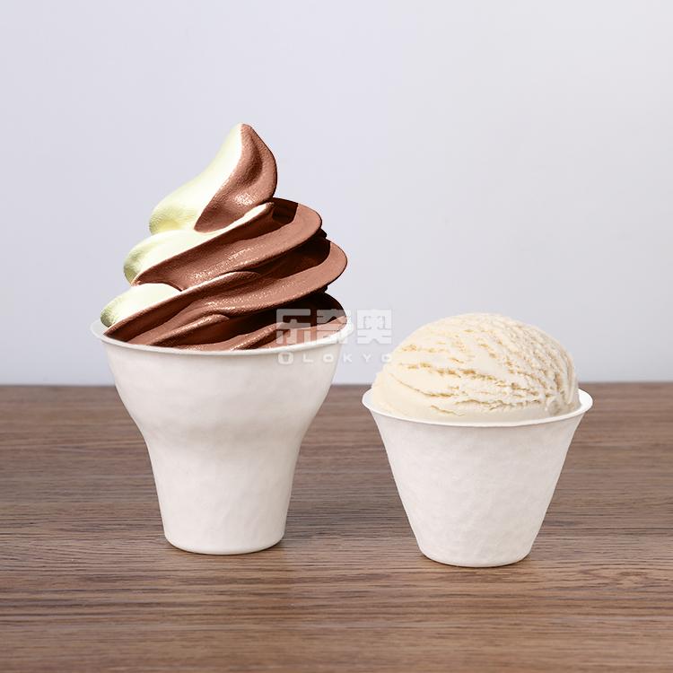pulp paper ice cream cup